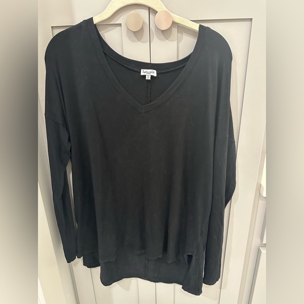 Splendid - Women’s Black Long Sleeve Top